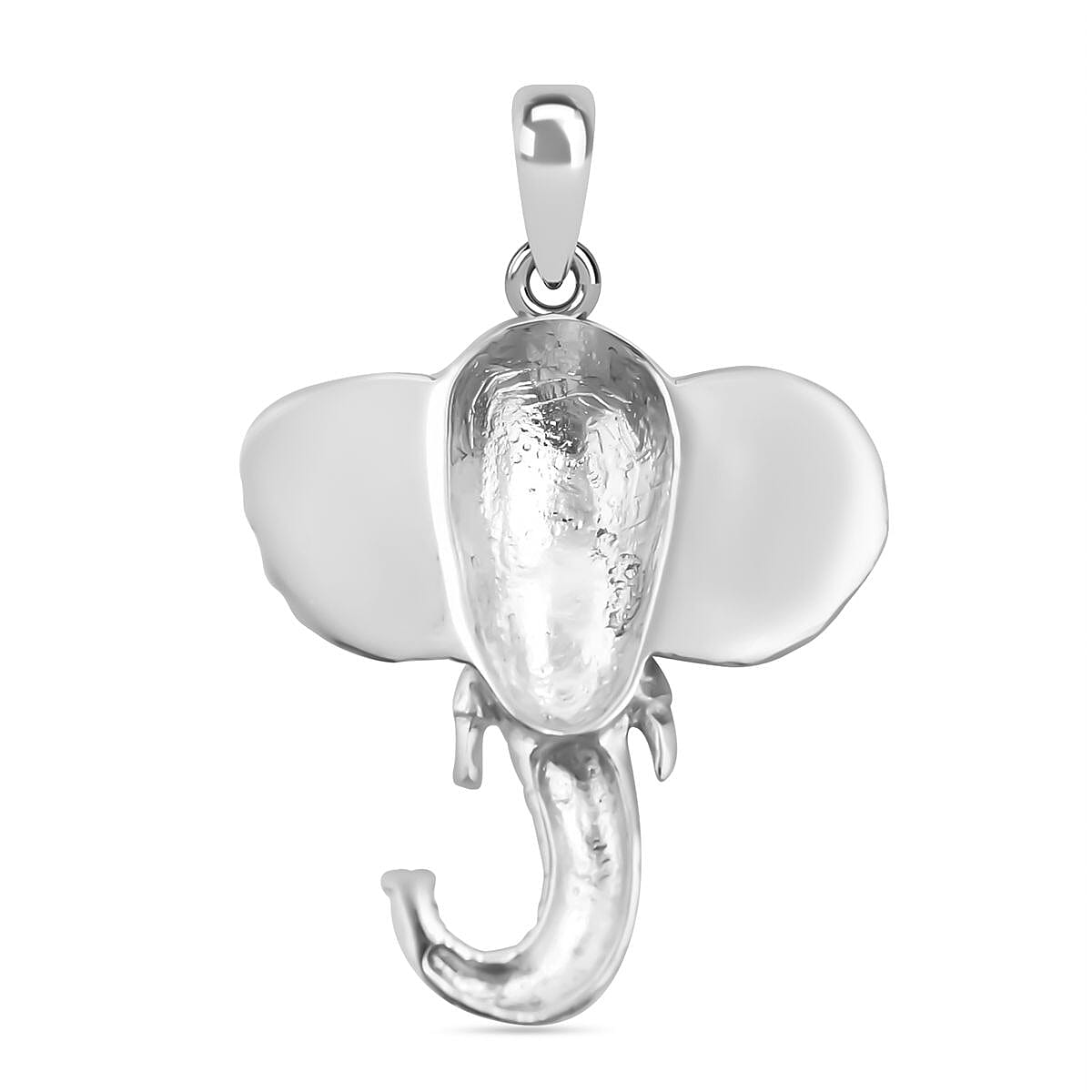 Royal Bali Collection - Sterling Silver Elephant Pendant, Silver Wt. 7.00 GM