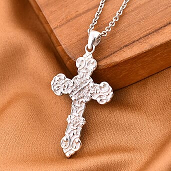 https://tjcuk.sirv.com/Products/76/5/7654034/Royal-Bali-Collection-Sterling-Silver-Cross-Pendant-Silver-Wt-7-6-Gms_7654034_2.jpg?w=342&h=342