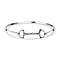 Rachel Galley - Rhodium Overlay Sterling Silver Bangle, Silver Wt. 8 Gms