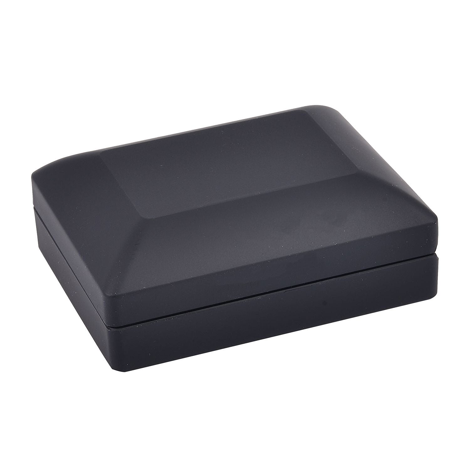 Solid Earring Box (Size 9x7x3 cm) - Black & Black