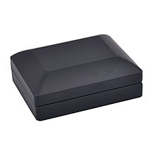 Solid Black Colour Earring Box with Led Light (Size 9x7x3.5 cm)