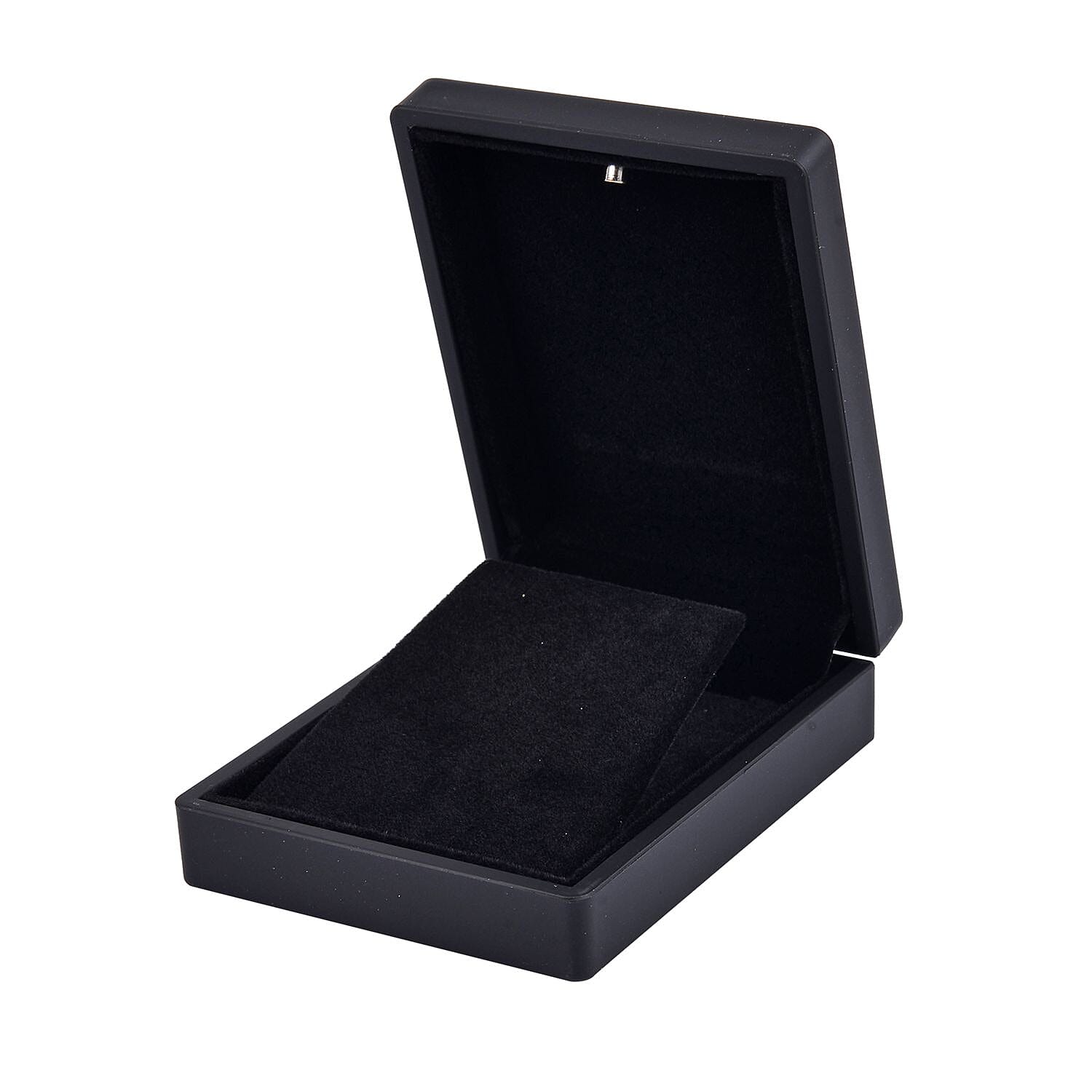 Solid Earring Box (Size 9x7x3 cm) - Black & Black