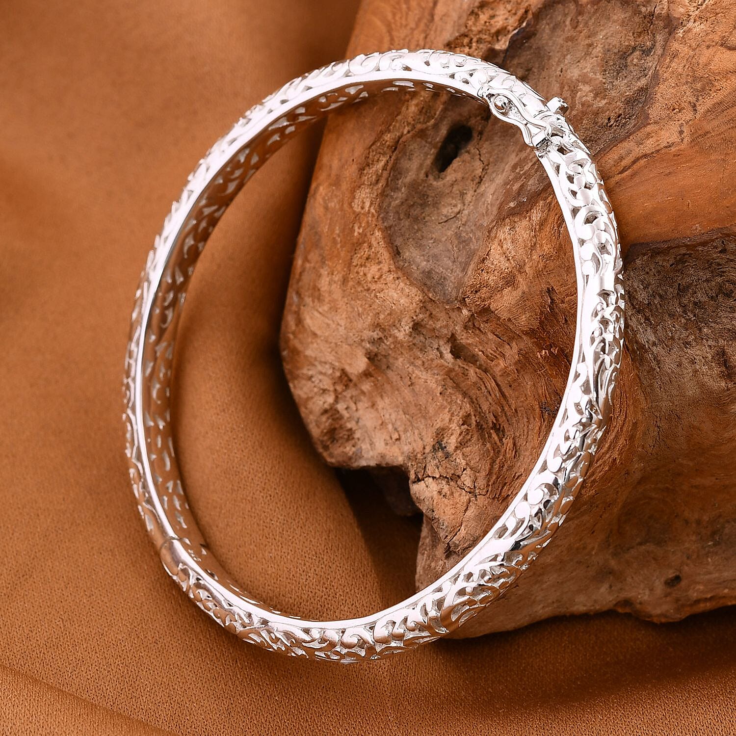 Sterling Silver Bangle,  Silver Wt. 22 Gms