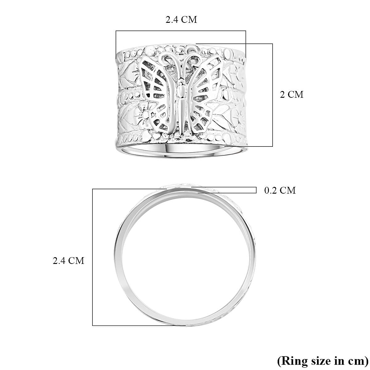 Sterling Silver Ring,  Silver Wt. 7 Gms