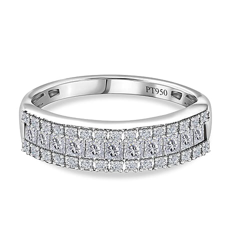 Biggest Close Out- 950 Platinum SGL Certified Diamond I1-I2-G-H Ring 1.00 Ct.