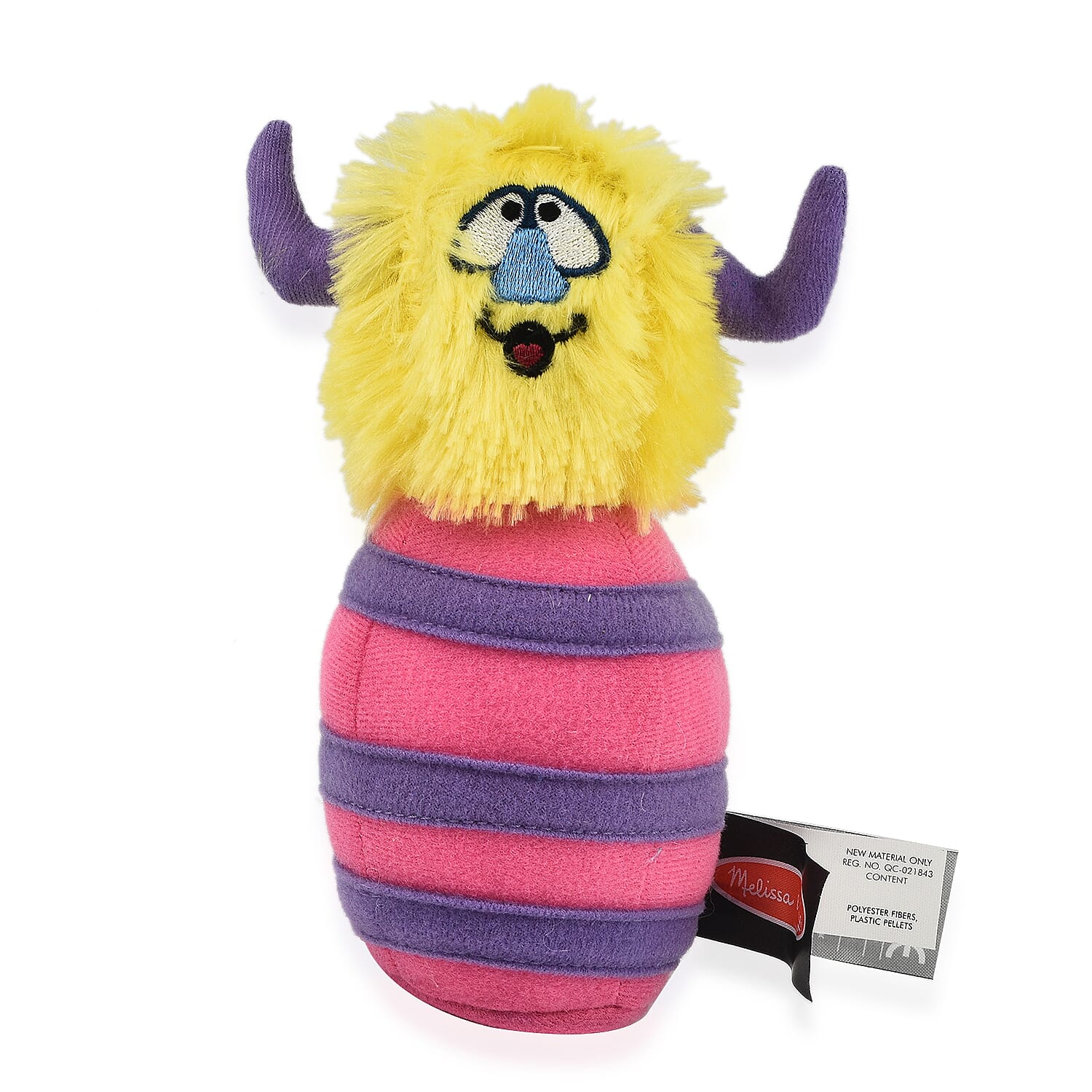 Melissa - Doug Monster Plush 6-Pin Bowling Game With Storage Bag - Preschool Games - Age 2- - Gift for Boy or Girl