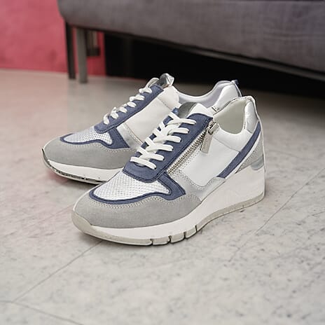 LOTUS Leather Sammie Womens Casual Shoes (Size 5) - Blue