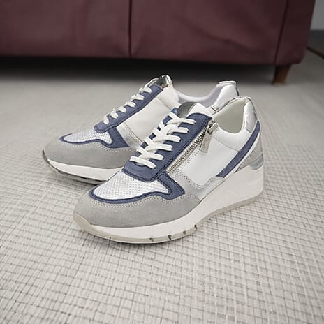 LOTUS Leather Sammie Womens Casual Shoes (Size 5) - Blue