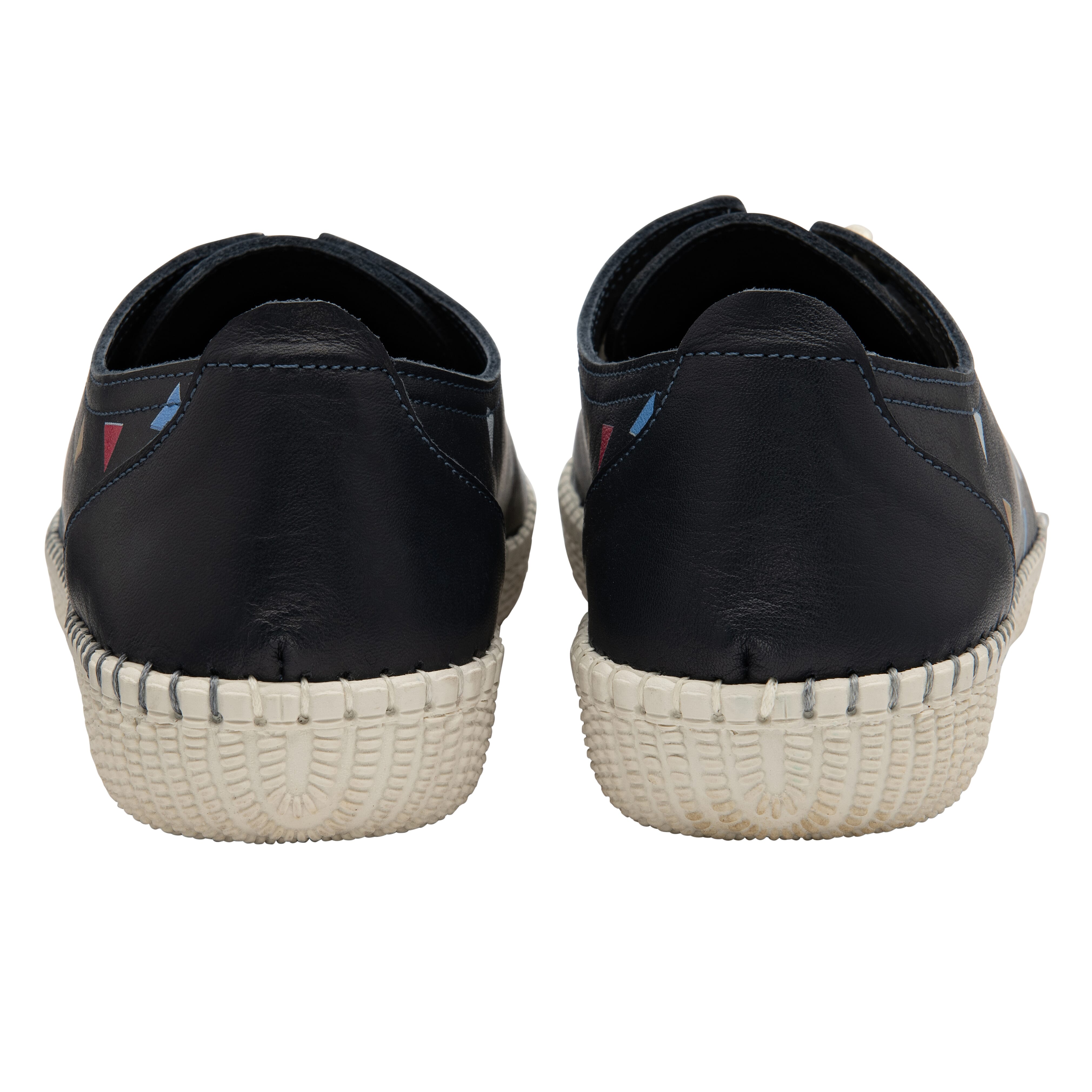 LOTUS Leather Kay Womens Casual Shoes (Size 4) - Navy