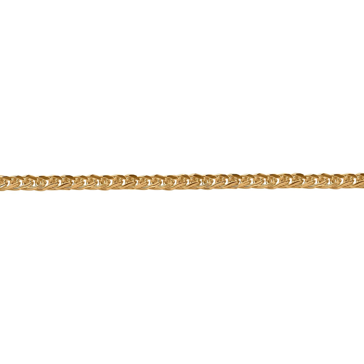 22K Yellow Gold Franco Necklace (Size - 20)