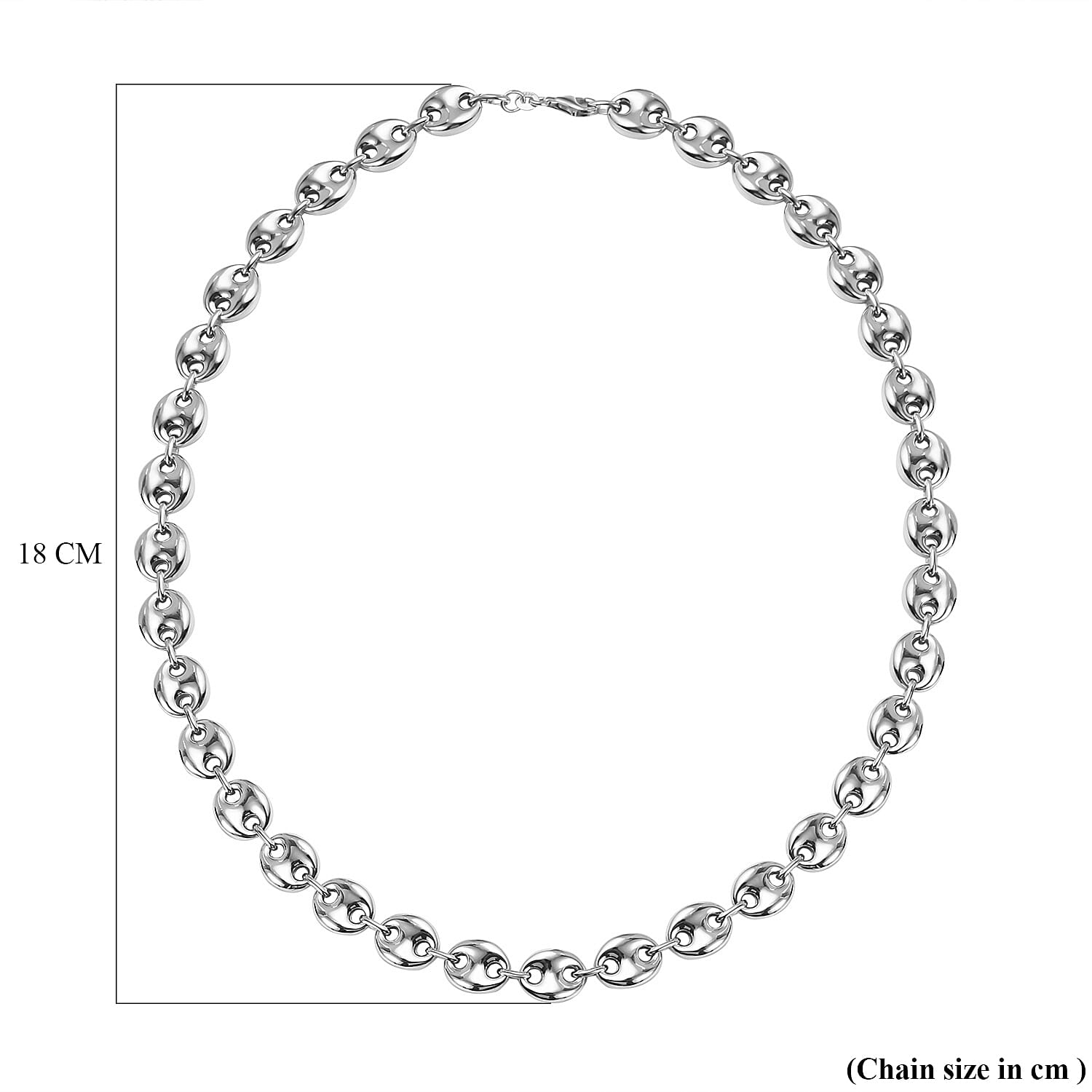 Manhattan Closeout - Sterling Silver Mariner Necklace (Size - 20), Silver Wt. 32.50 Gms