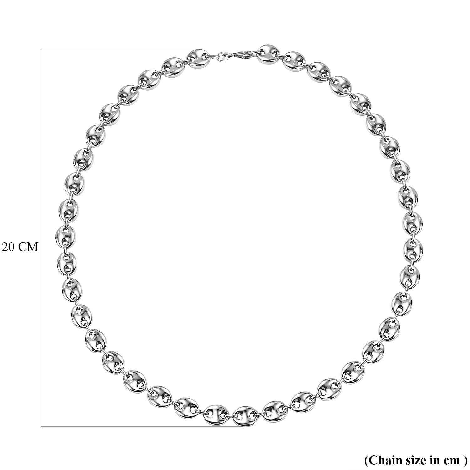 Manhattan Closeout - Sterling Silver Mariner Necklace (Size - 22), Silver Wt. 37.90 Gms Manhattan Closeout - Sterling Silver Mariner Necklace (Size - 22), Silver Wt. 37.90 Gms