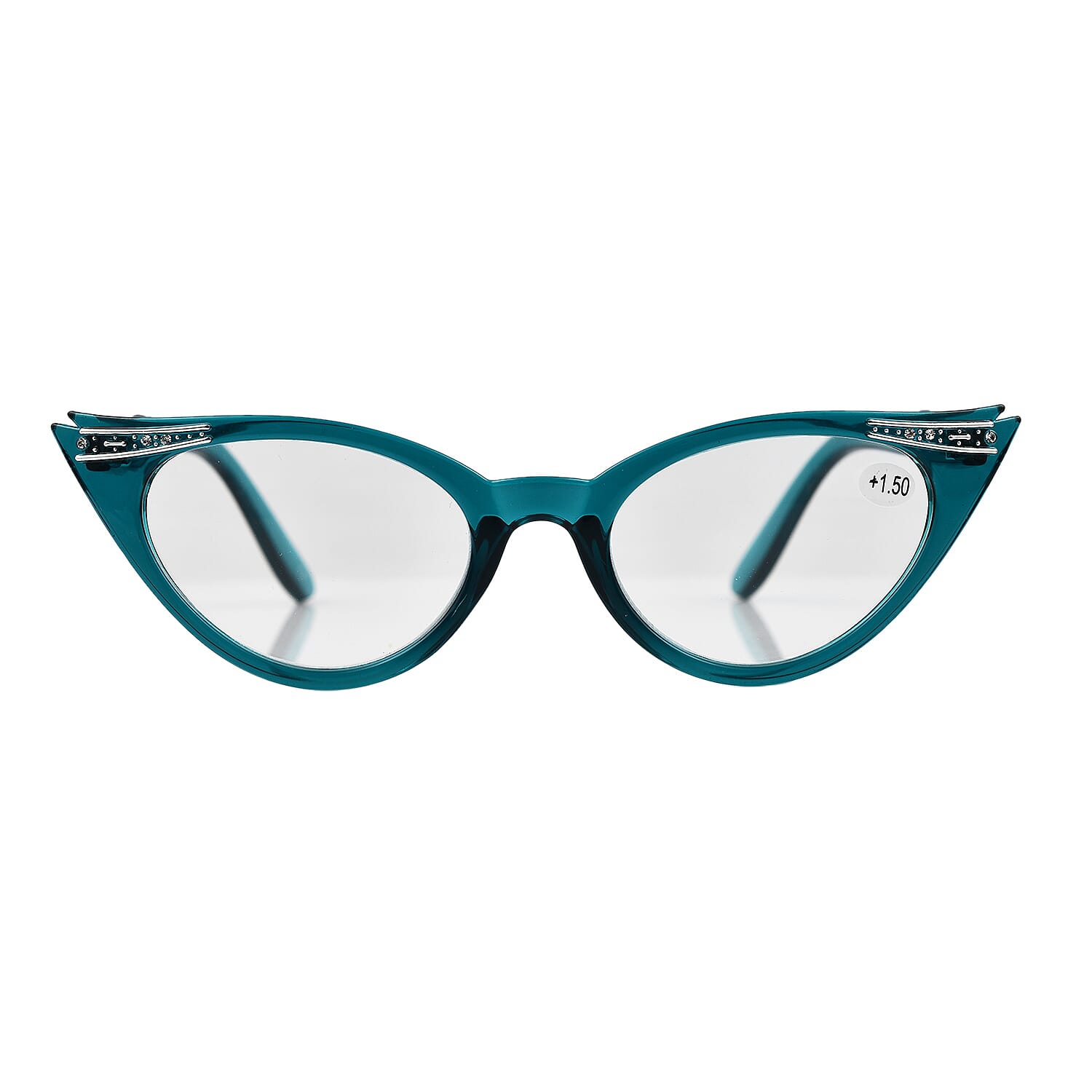 RETROPEEPERS Betty Cat Eye Reading Glasses -1.5D - Blue Turquoise
