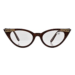 RETROPEEPERS Betty Cat Eye Reading Glasses -1.5D - Blue Turquoise