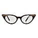 RETROPEEPERS Betty Cat Eye Reading Glasses -1.5D - Blue Turquoise
