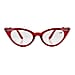 RETROPEEPERS Betty Cat Eye Reading Glasses -1.5D - Blue Turquoise