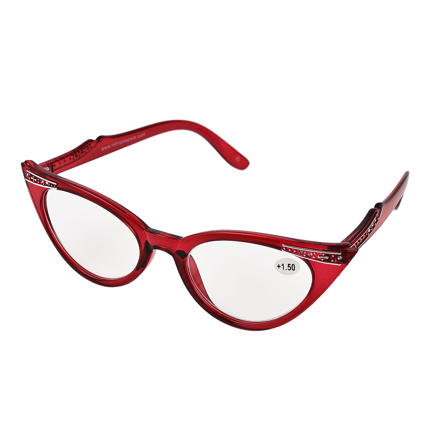 RETROPEEPERS Betty Cat Eye Reading Glasses -1.5D - Blue Turquoise