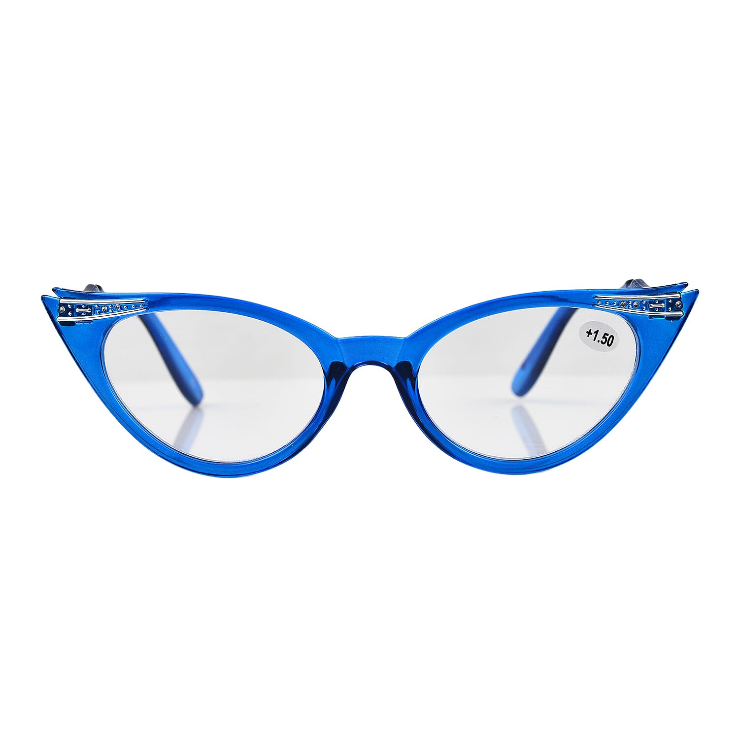 RETROPEEPERS Betty Cat Eye Reading Glasses -1.5D - Blue Turquoise