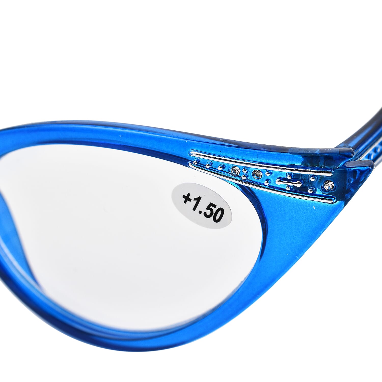 RETROPEEPERS Betty Cat Eye Reading Glasses -1.5D - Blue Turquoise