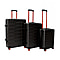 Set of 3 Bordlite Premium Hard Shell Suitcase with 360-Degree Spinning Wheels - White
