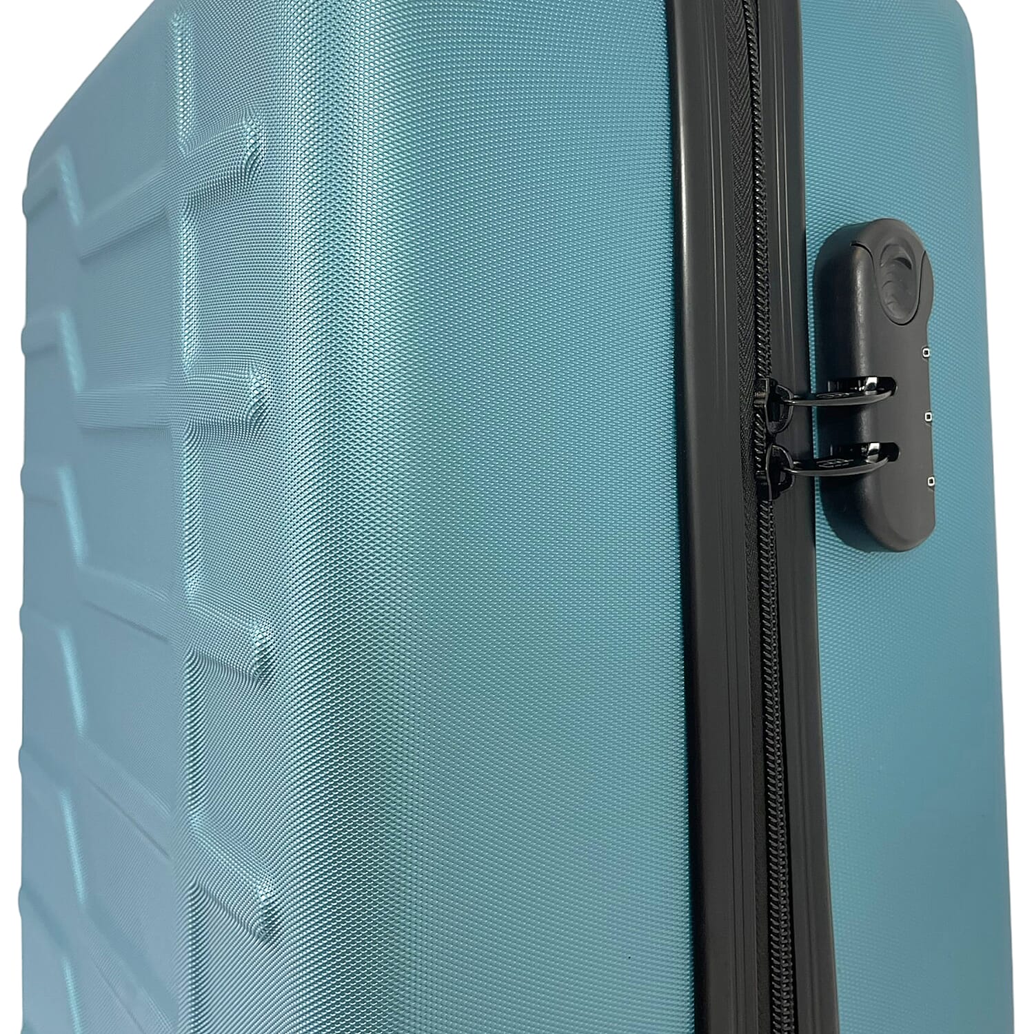 Set of 3 Bordlite Premium Hard Shell Suitcase with 360-Degree Spinning Wheels - Blue