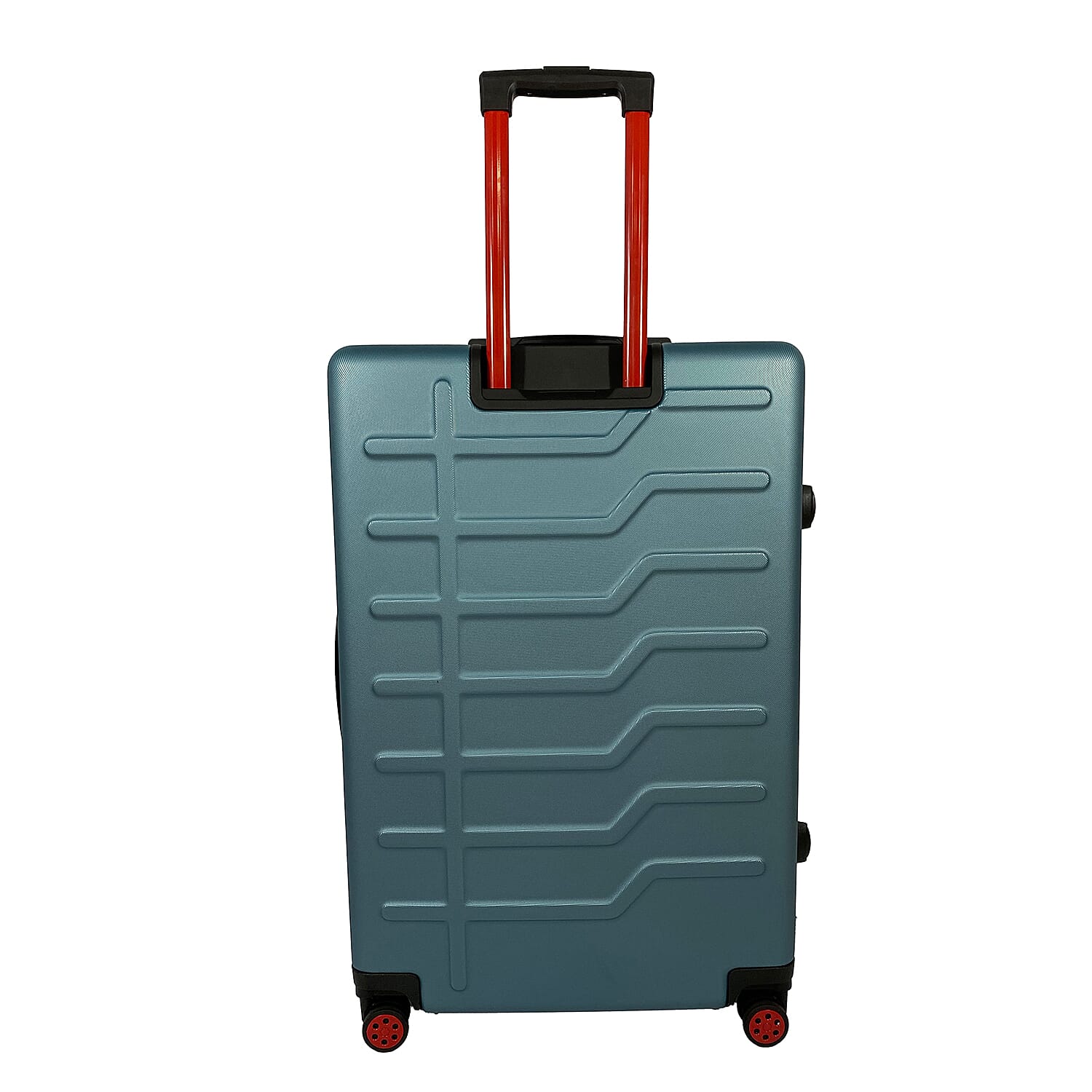 Set of 3 Bordlite Premium Hard Shell Suitcase with 360-Degree Spinning Wheels - Blue