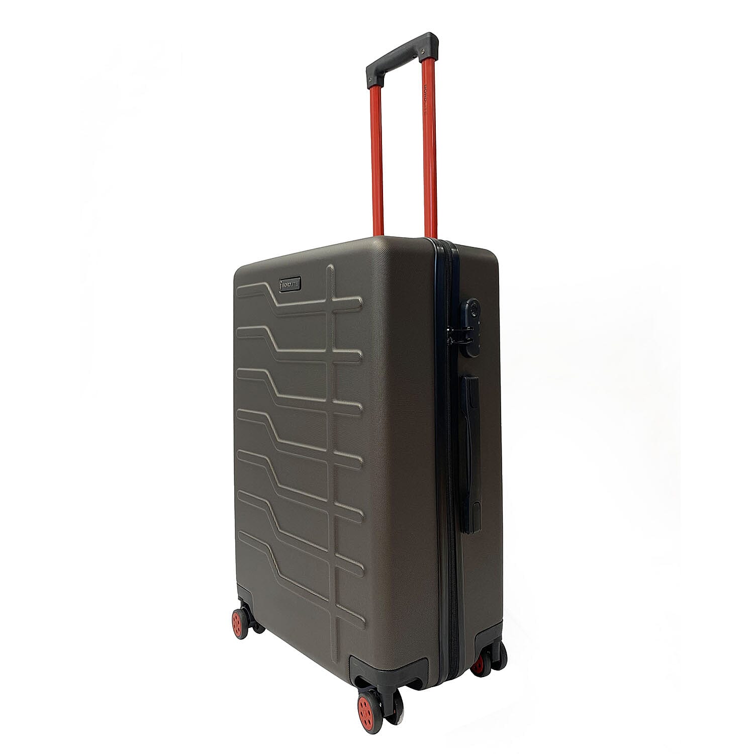 Set of 3 Hardshell Suitcases With 360 Degree Spinner Wheels for Smooth Ride (Size S, M, L) - Charcoal