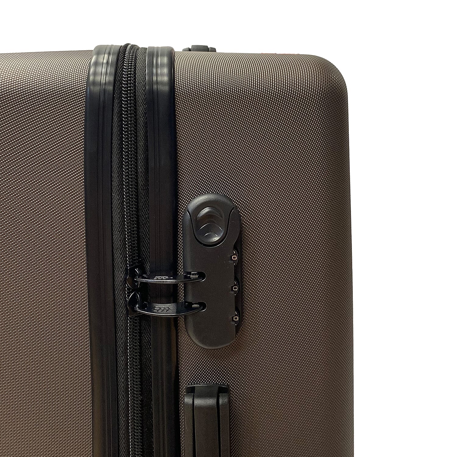 Set of 3 Hardshell Suitcases With 360 Degree Spinner Wheels for Smooth Ride (Size S, M, L) - Charcoal