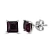 Montana Finest Austrian Crystal SolitaireStud Earrings in Platinum Overlay Sterling Silver