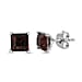 Montana Finest Austrian Crystal SolitaireStud Earrings in Platinum Overlay Sterling Silver