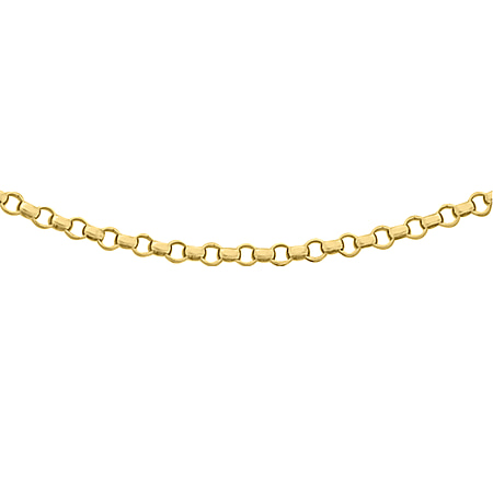 One Time Close Out Deal- 18K Yellow Gold Round Belcher Necklace (Size - 20)