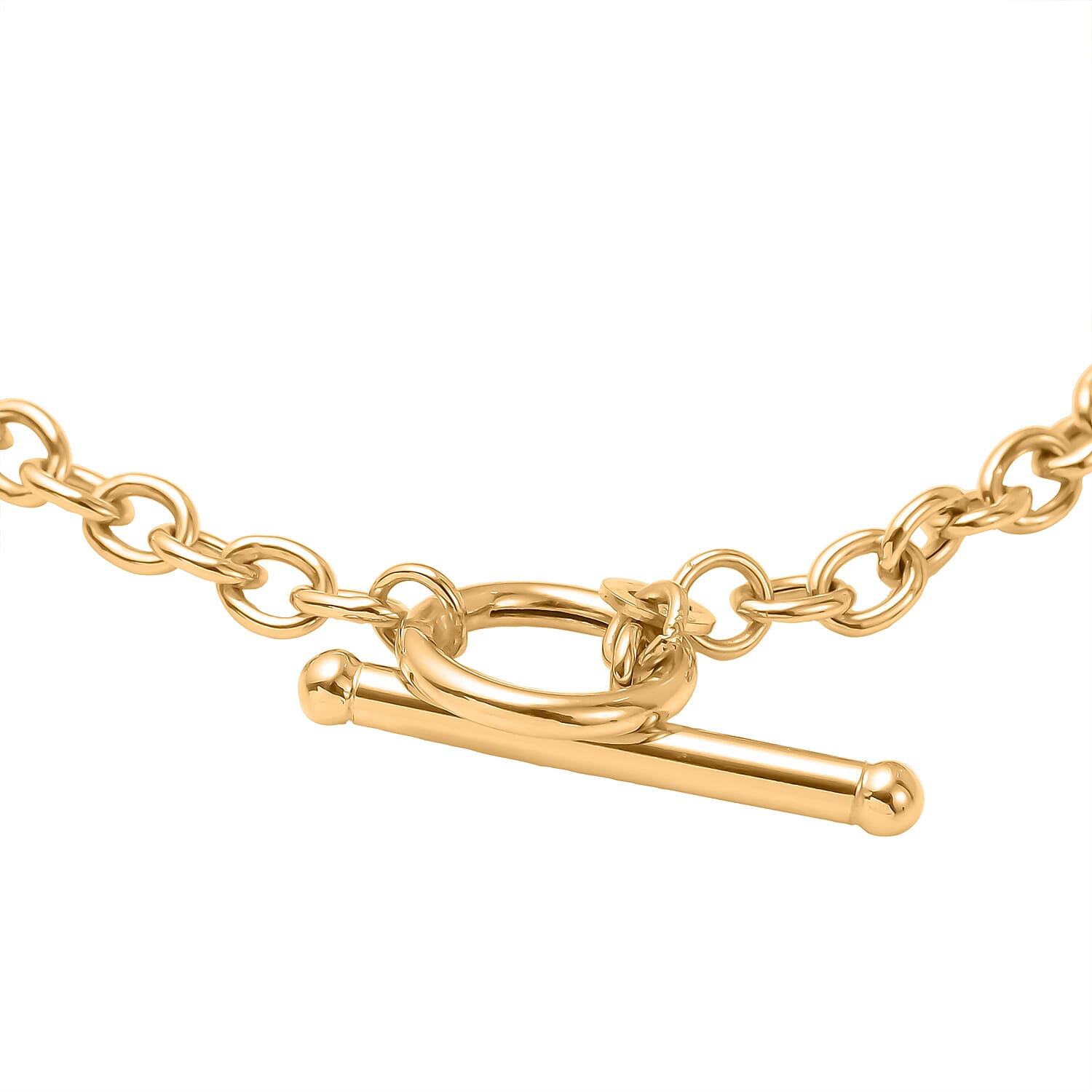 Hatton Garden Close Out Deal - 9K Yellow Gold Belcher T Bar Bracelet (Size - 7.5). Gold Wt 3.20 Gms