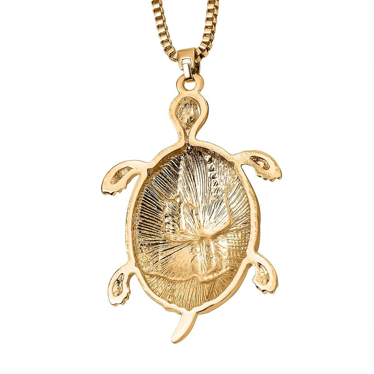 Crystal Turtle Necklace (Size - 24)