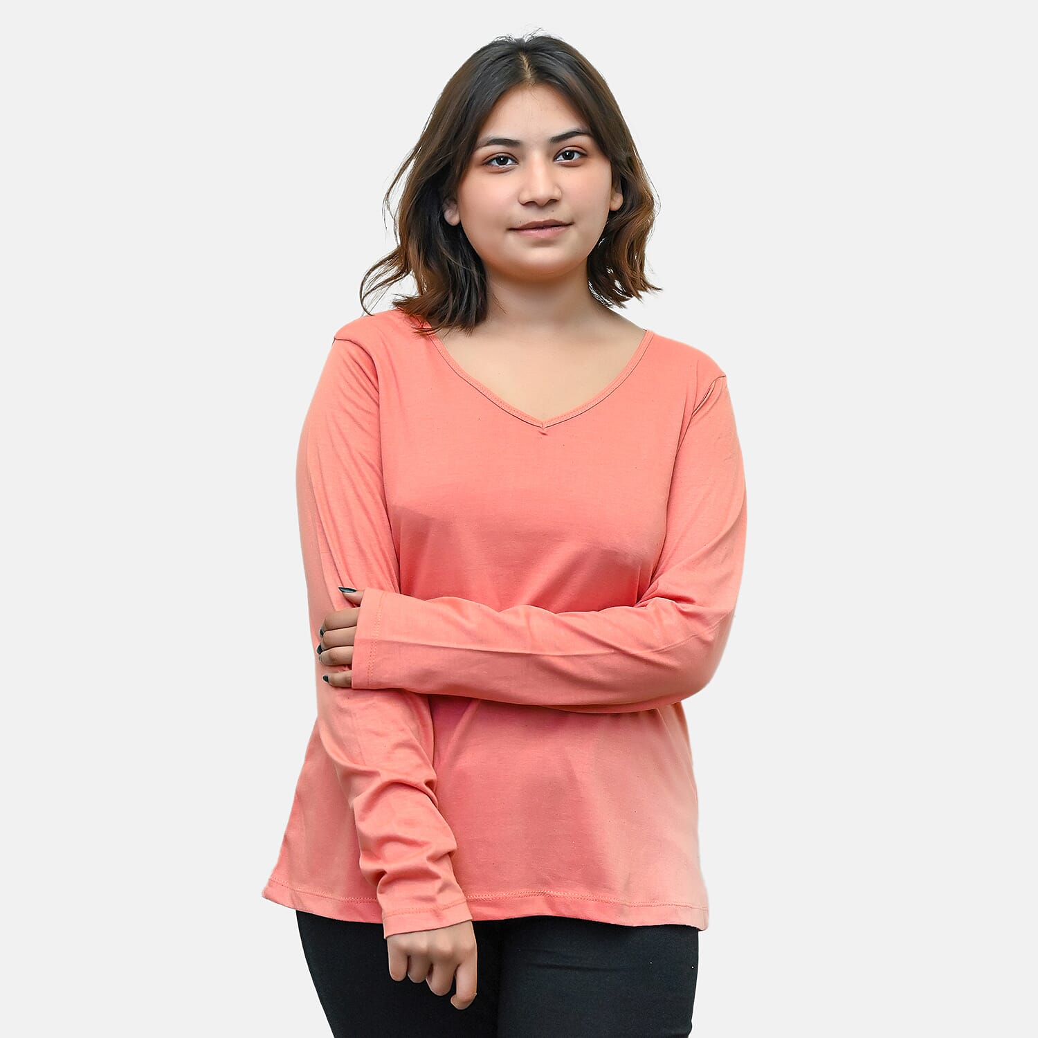 Set of 2 Long Sleeves T-Shirt - Lemon & Grey