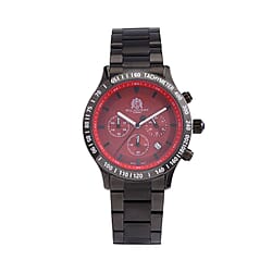 William Hunt Multifunction Movement White Dial 5 ATM Water Resistant Watch with Blue Chain Strap