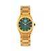 Back by Demand - EON 1962  Swiss Movt.12 Natural Champagne Diamond 5ATM WR Stainless Steel Watch- Gold Green