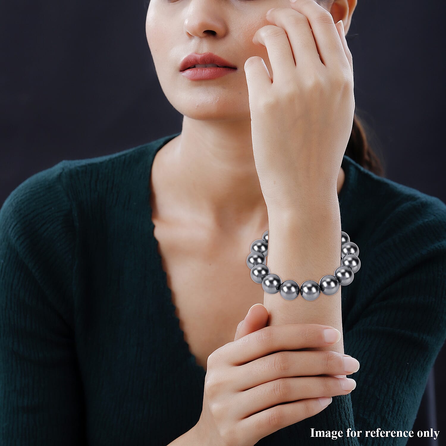 One Time Deal- Hematite Bracelet (Size 7.5) 500.00 Ct One Time Deal- Hematite Bracelet (Size 7.5) 500.00 Ct