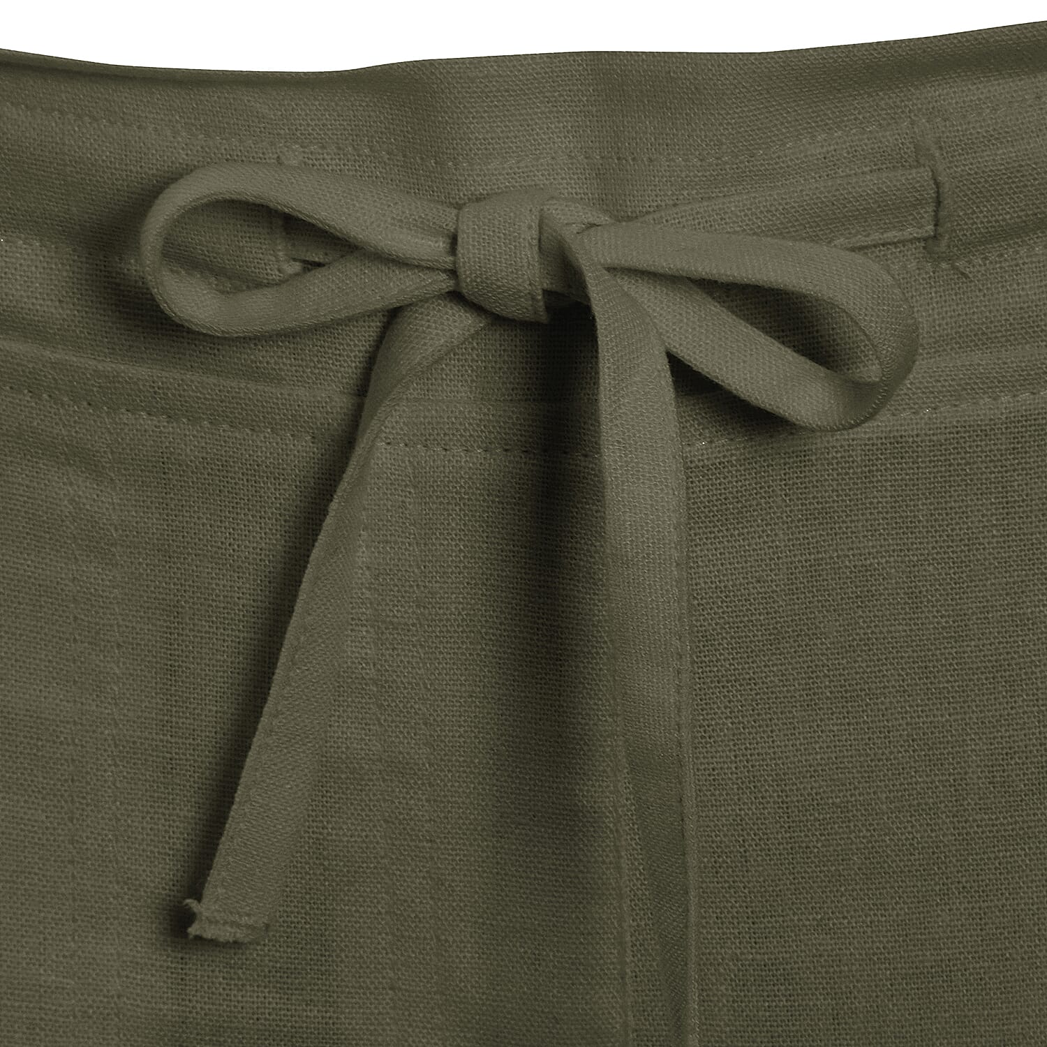 Charlotte West Linen Blend Ladies Trouser (Size 12) - Khaki