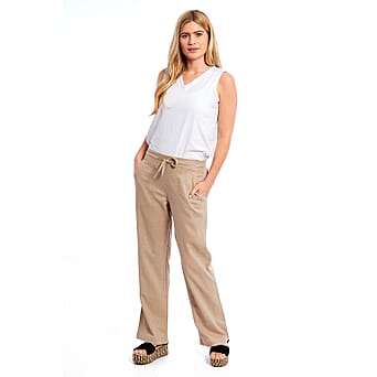 https://tjcuk.sirv.com/Products/76/6/7660903/Charlotte-West-Linen-Blend-Ladies-Trouser-Size-18-Stone_7660903_1.jpg?w=342&h=342