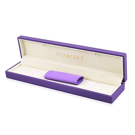 Patterned Jewellery Box (Size 9x2x1 cm) - Purple - Purple