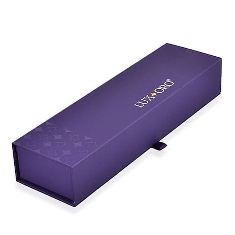 Patterned Jewellery Box (Size 9x2x1 cm) - Purple - Purple