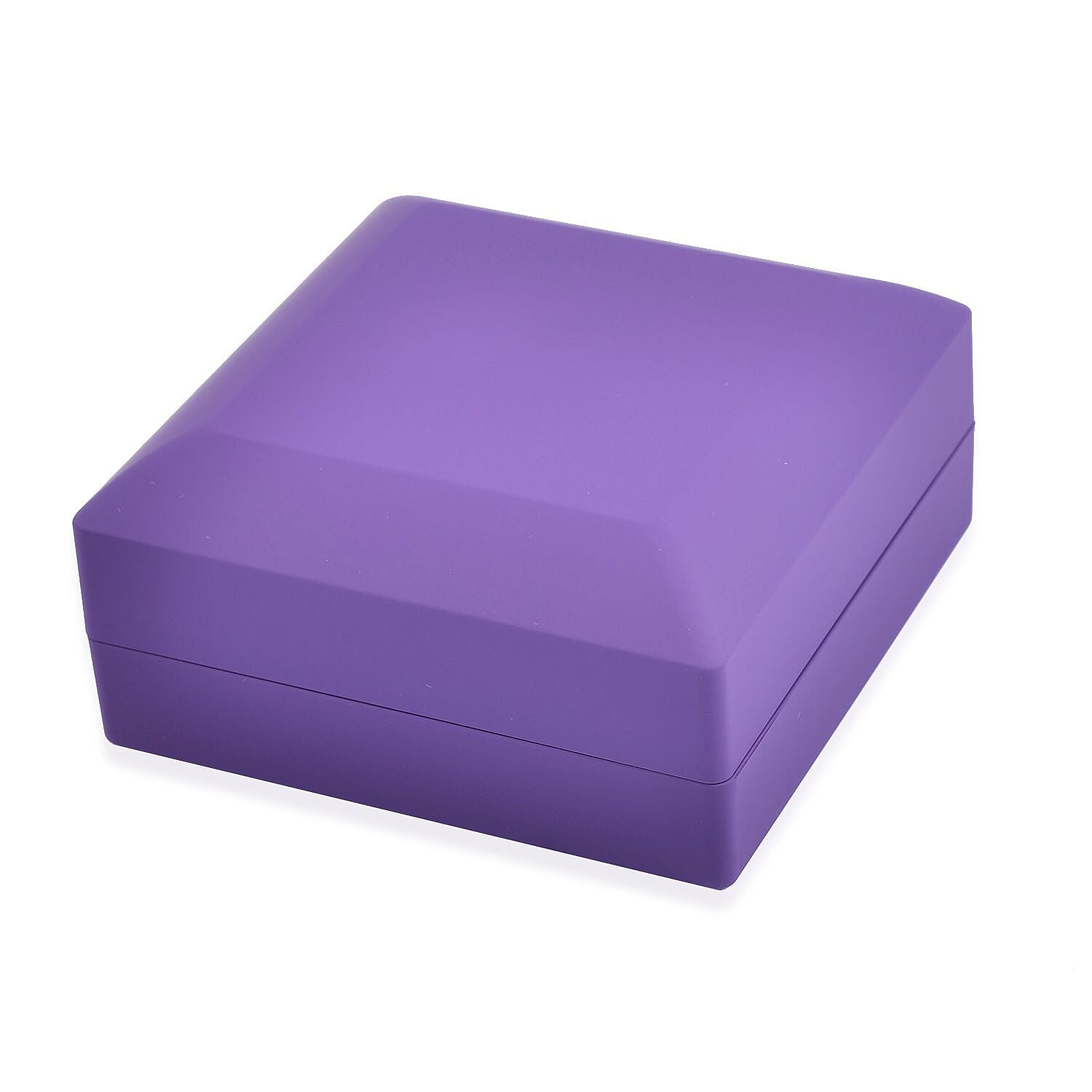 Solid Jewellery Box (Size 3x2x1 in) - Purple - Purple