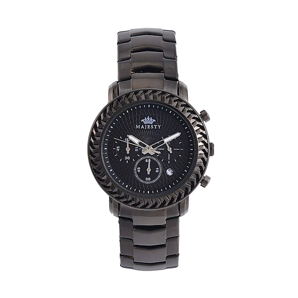 MAJESTY Multifunction Movement Black Dial 3 ATM Water Resistant  