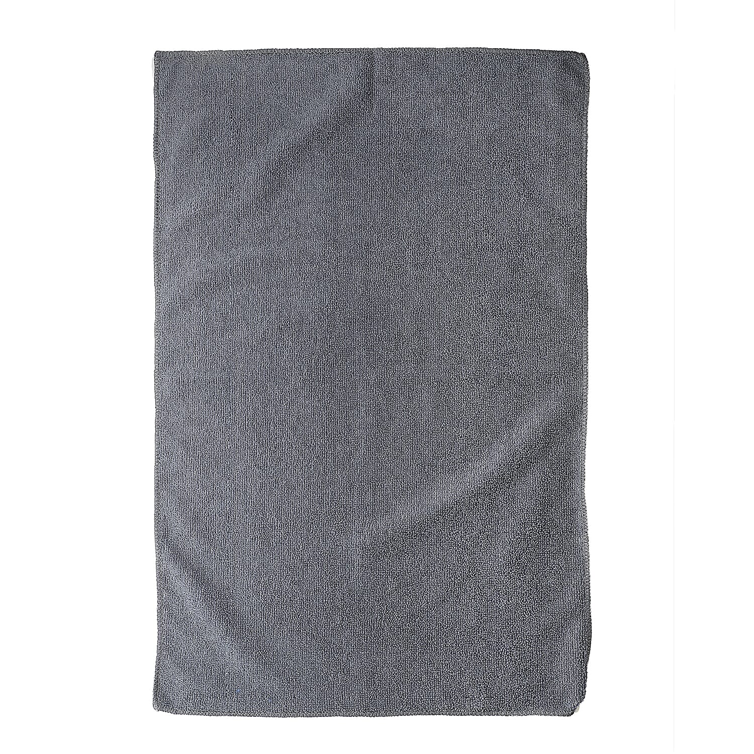 Set of 10 Micro Terry Dish Cloths (Size 60x40 cm) - Blue - Grey