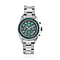 MAJESTY Limited Edition Multi-Function Green Colour CZ Dial 3 ATM Water Resistant Watch With Gift Box