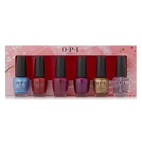 Set of 6 Berry Glam Nail Polish Set