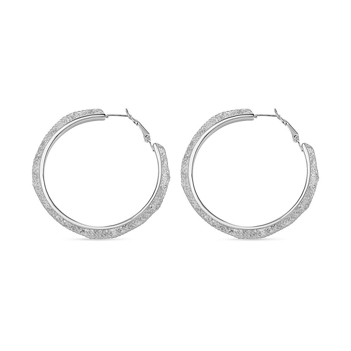 Red Carpet Style- Australian Crystal Earring White