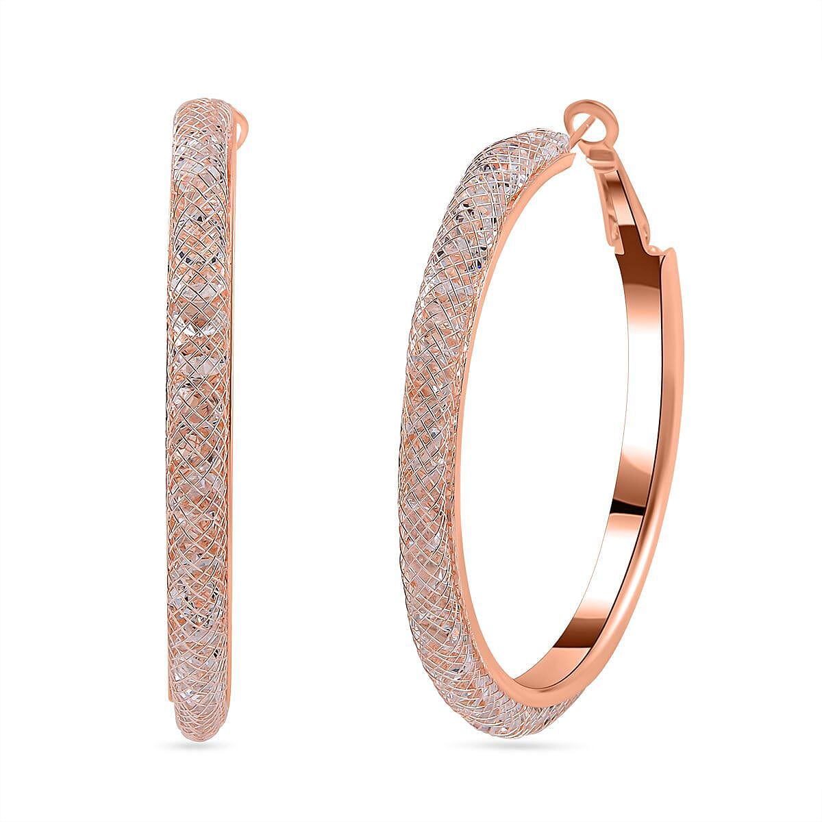 Red Carpet Style- Australian Crystal Earring Rose