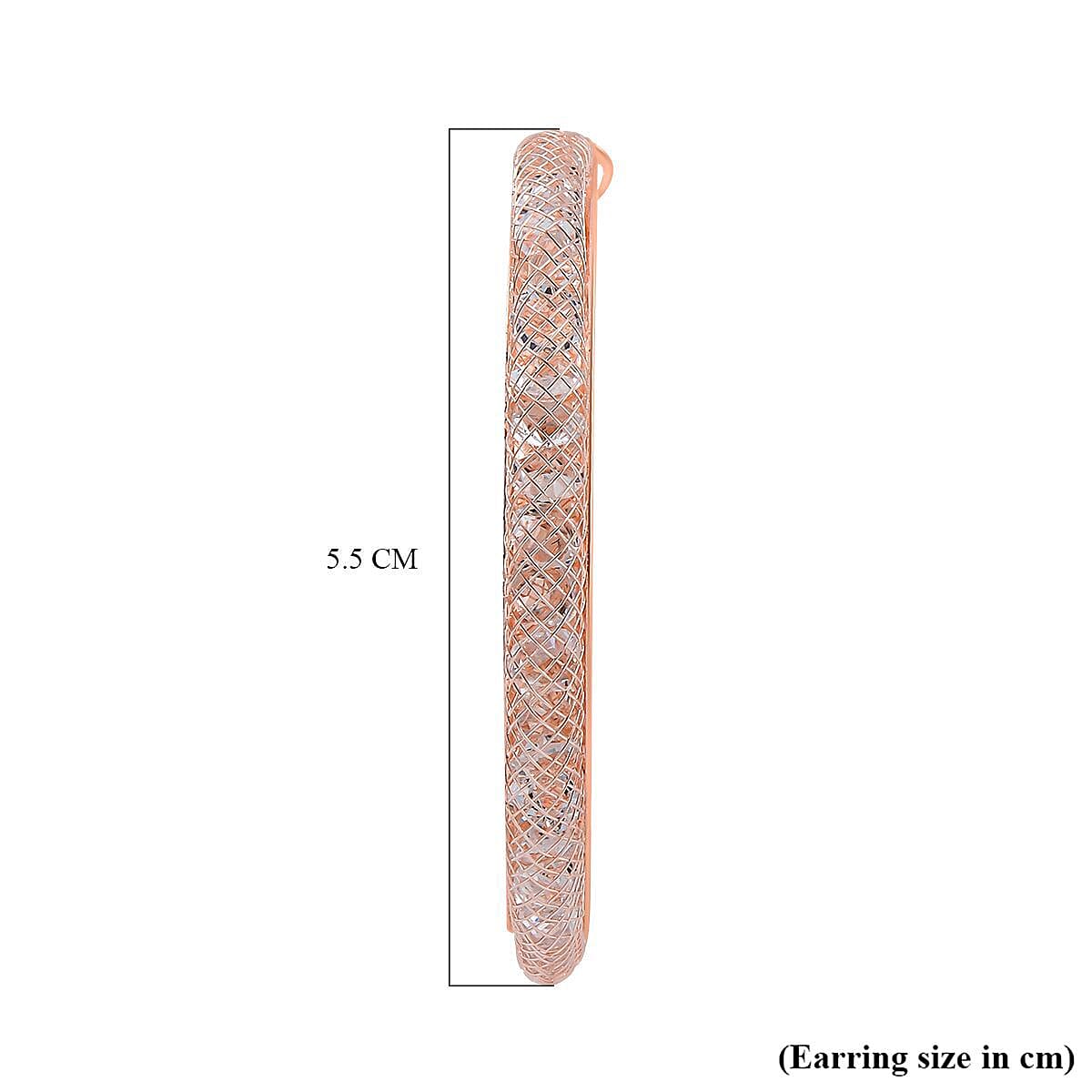 Red Carpet Style- Australian Crystal Earring Rose