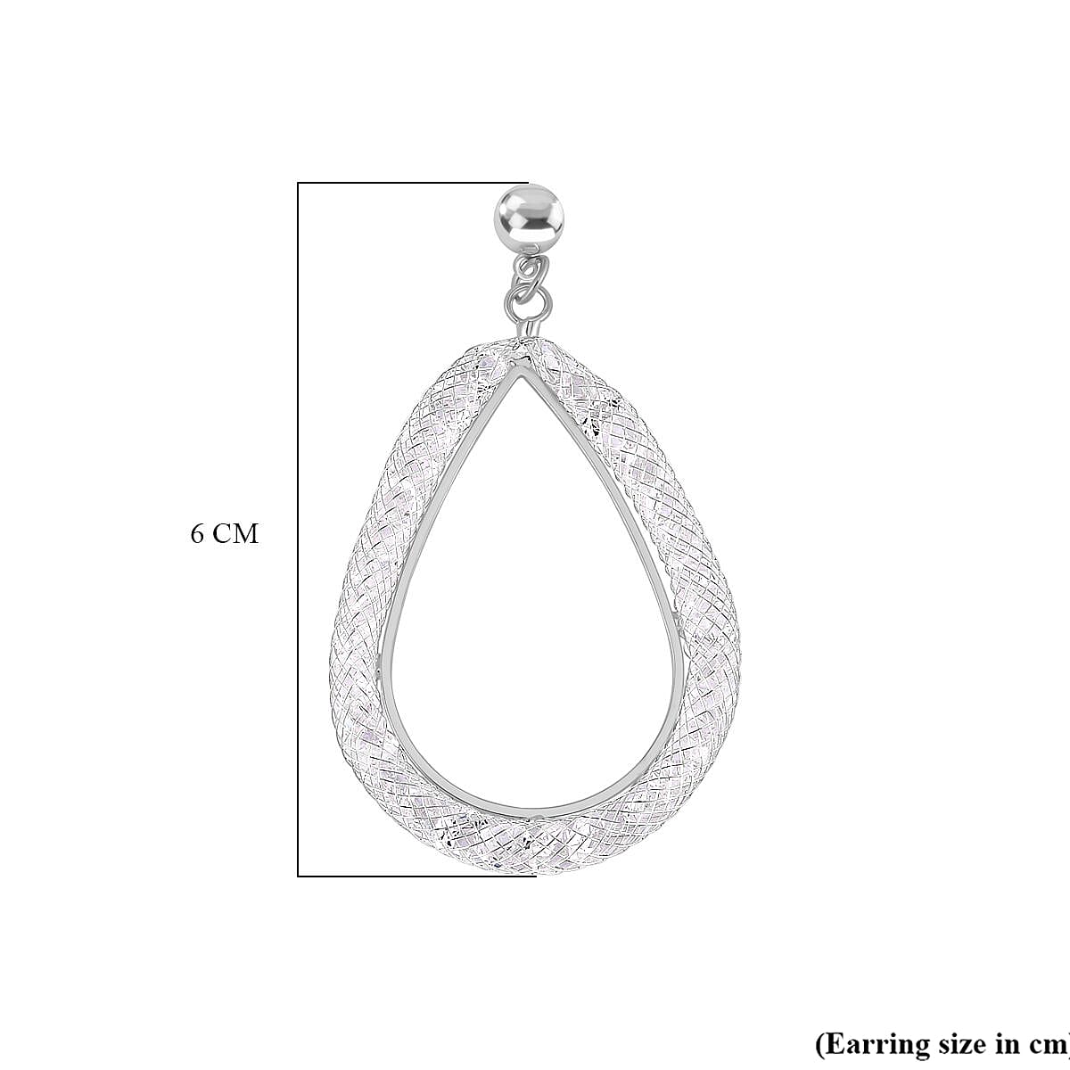 White Austrian Crystal Pear Earrings